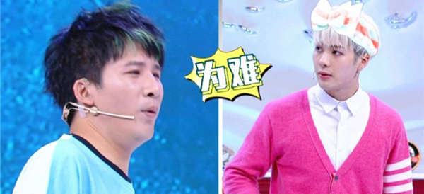 就算有何炅托着，王嘉尔也被大张伟全程盖死