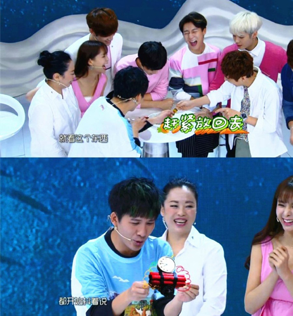 就算有何炅托着，王嘉尔也被大张伟全程盖死