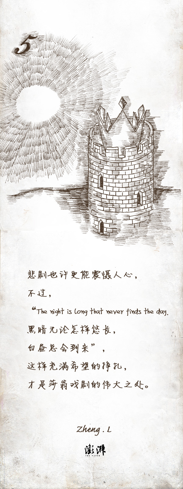 森女日记 | 莎士比亚的五列地下铁