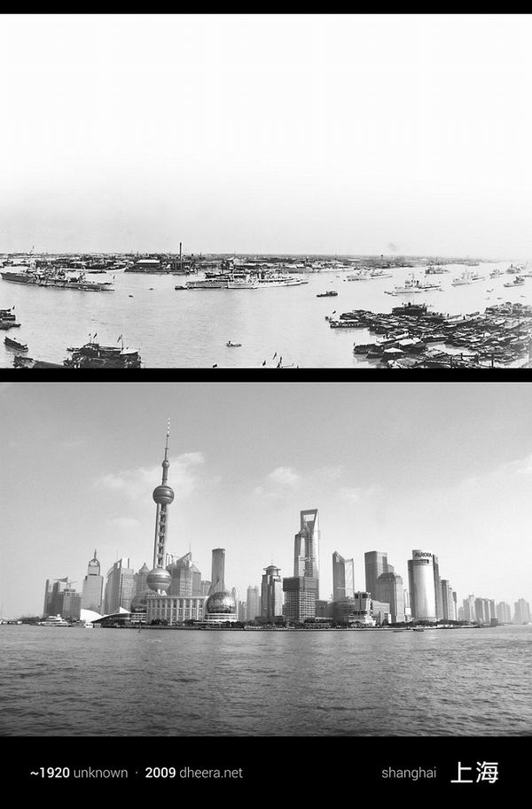 黑白照片里的中国时间旅行