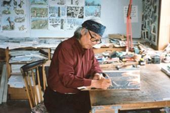 一生只画北海道动物的日本版画大师