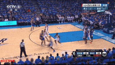 汤普森神作11记3分续命，勇士逆转雷霆进抢七