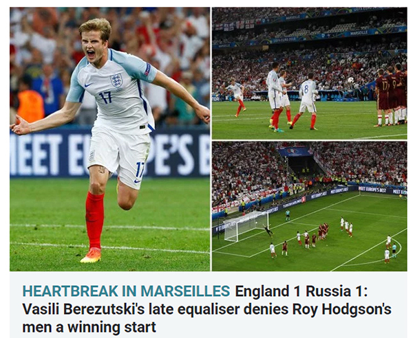 头条欧洲杯 | 球队丢分球迷挨打，英格兰的心碎成了渣渣