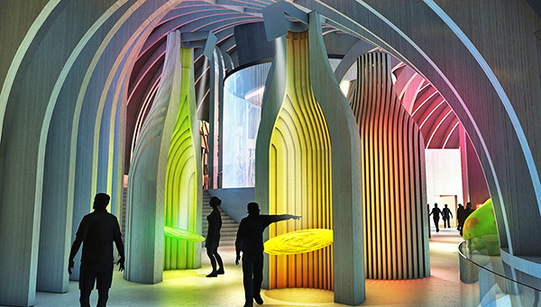 整整十层的红酒博物馆，这种事只有法国人做得出