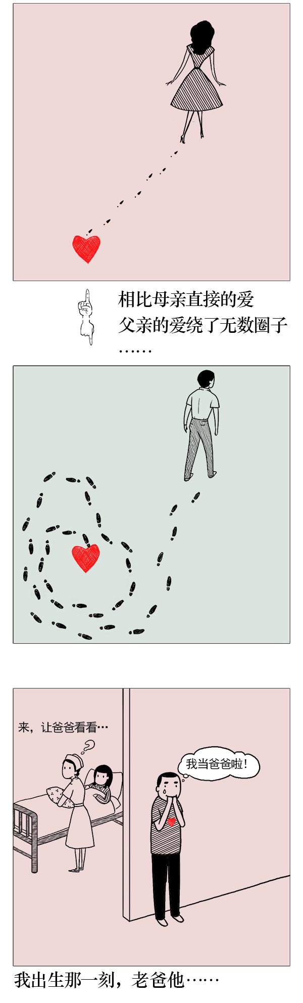 好喵漫画｜笨笨的父爱