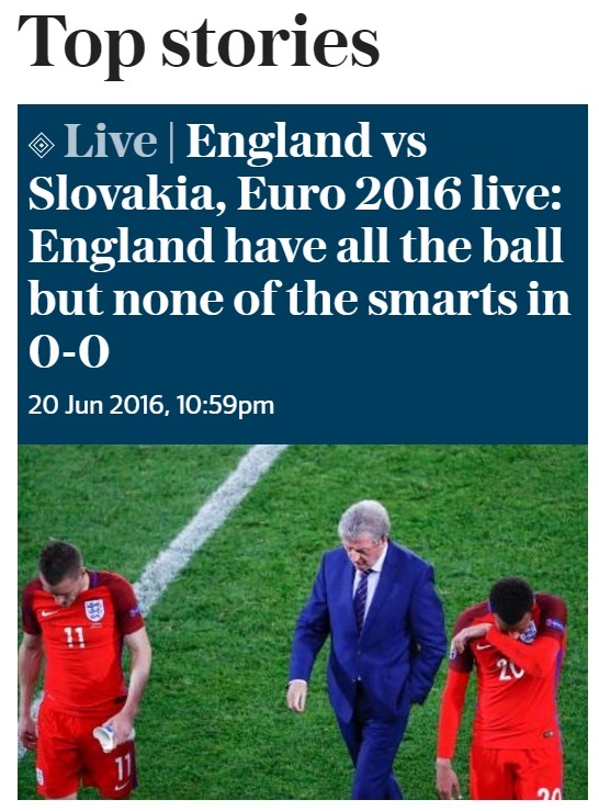 头条欧洲杯｜比比威尔士，英格兰你脸红吗？