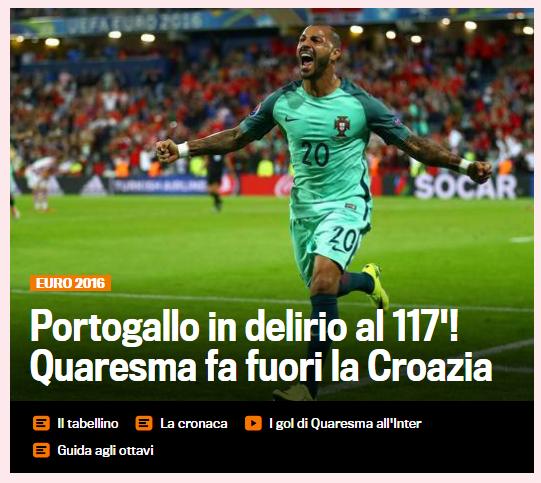 头条欧洲杯 | 夸雷斯马率领葡萄牙过关，他们的主帅赌赢了