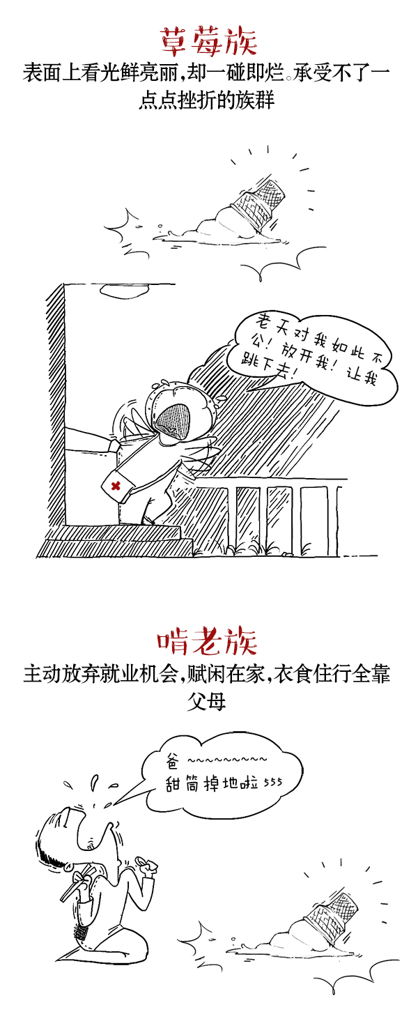 好喵漫画｜“一个甜筒掉地”测试新兴少数民族的反应