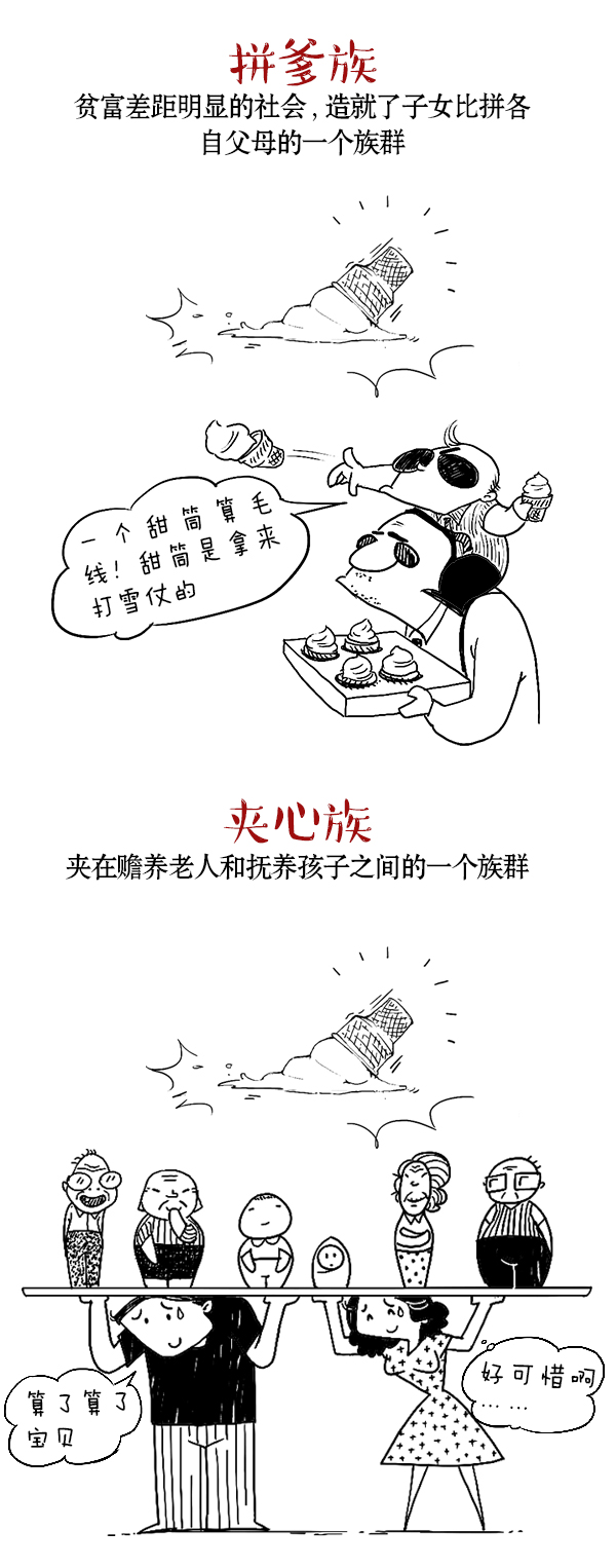 好喵漫画｜“一个甜筒掉地”测试新兴少数民族的反应