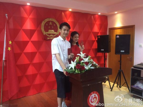 陈妍希陈晓今天带球领证！林心如月底嫁霍建华