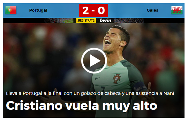 头条欧洲杯 | 人不可能飞，但C罗才不在乎物理规律