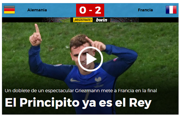 头条欧洲杯 | 最精彩一战？全世界媒体都成了“格吹”