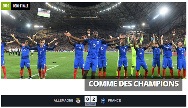 头条欧洲杯 | 最精彩一战？全世界媒体都成了“格吹”