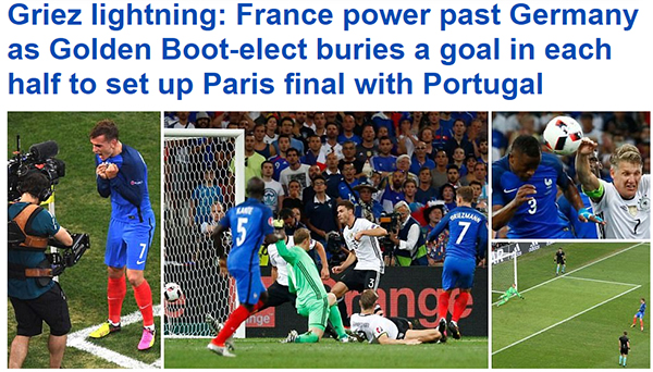 头条欧洲杯 | 最精彩一战？全世界媒体都成了“格吹”