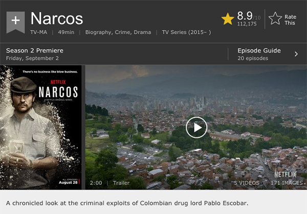 TING闻丨《毒枭》的男主来自巴西，谈到家乡无奈苦笑