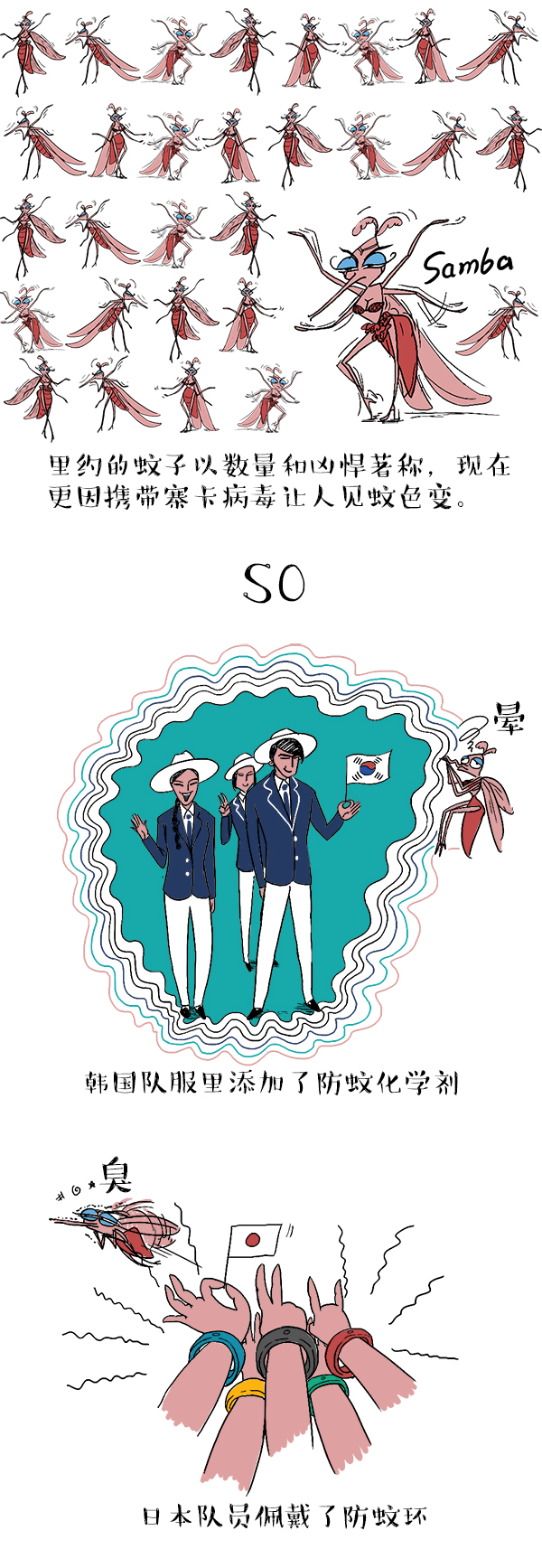 好喵漫画｜里约防蚊技术哪家强？中华结（蚊）界（帐）亮瞎眼