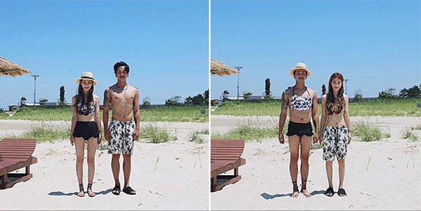 趣看｜韩国夫妻老婆网店太有爱，店主兼任模特大玩换装秀