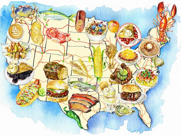 吃在美国？对！来一次横跨东西海岸的美食之旅吧