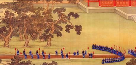 清代八旗阅兵源自萨满祭天仪式，包含满洲原始氏族之军事要素