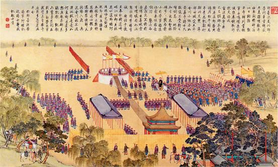 清代八旗阅兵源自萨满祭天仪式，包含满洲原始氏族之军事要素