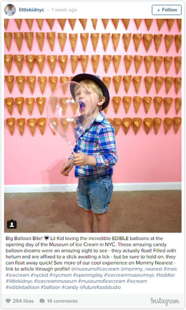 张开大嘴来参加这个夏日冰淇淋泒对吧