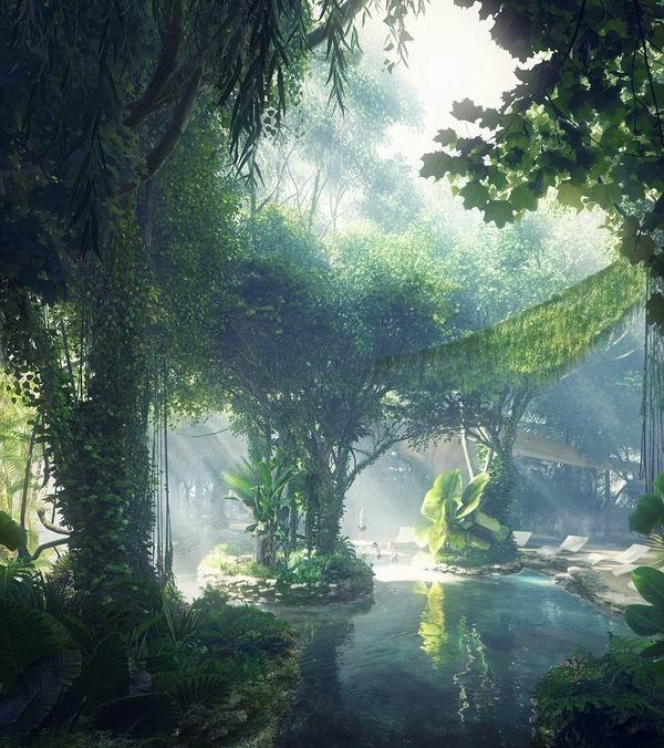 迪拜又任性了，两亿三千万英镑建自带人工热带雨林的土豪酒店