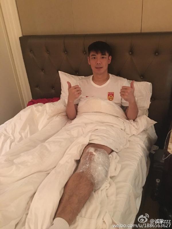 国足门将曾诚后交叉韧带损伤，将暂别12强赛