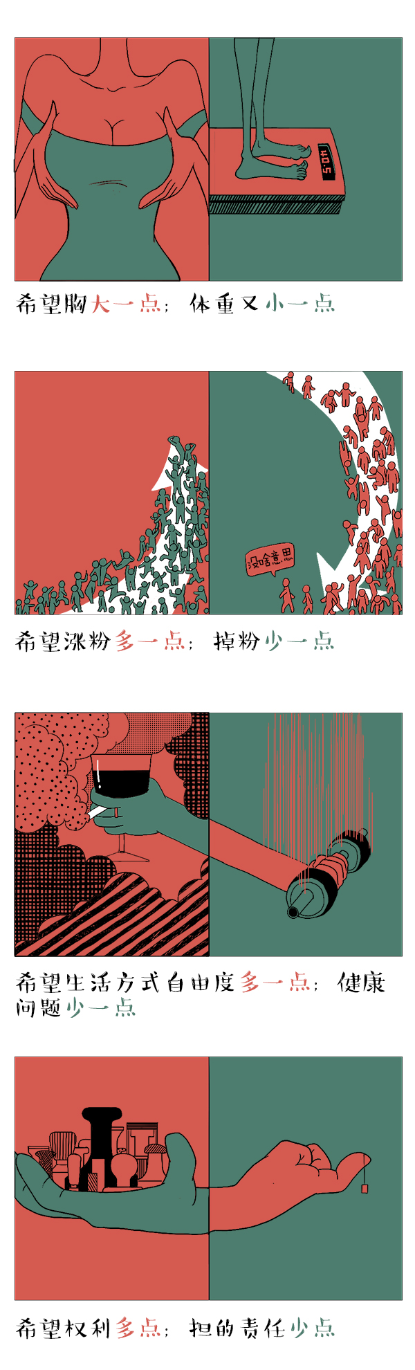 好喵漫画｜那些多点少点大点小点的事