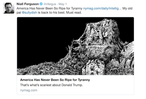 历史学家中，特朗普的拥趸有哪些？