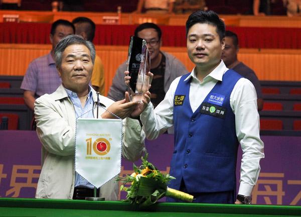 十年上海大师赛迎来最好的丁俊晖，他的泪水让塞尔比感同身受