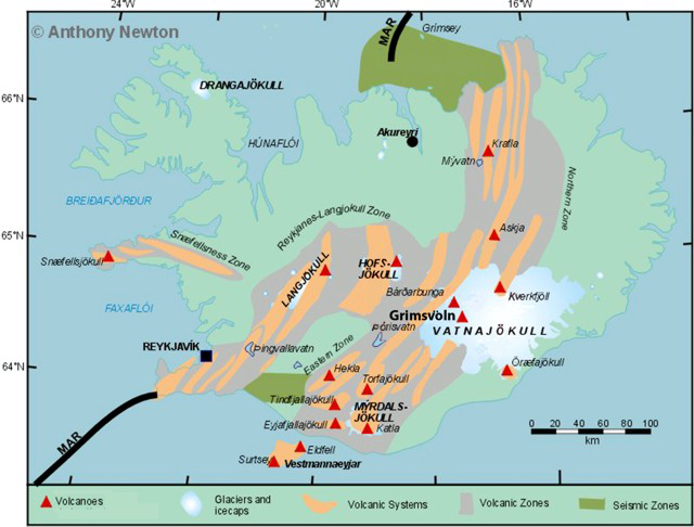冰岛七火山：地质版“冰与火之歌”