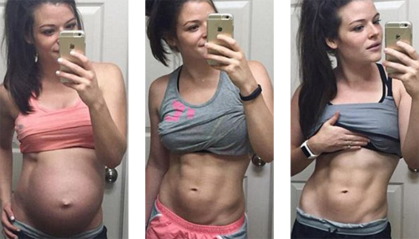 厉害了我的姐：产后只用六周就夺回马甲线？