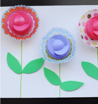 纸杯蛋糕吃完后，竟然还可以用来上创意美术课