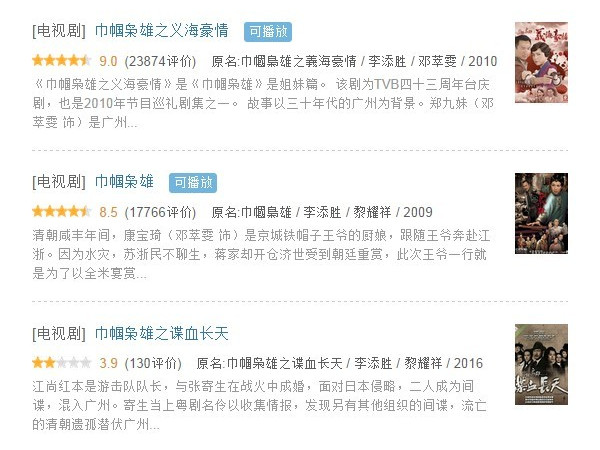 想当年｜《巾帼枭雄》提的那口气，如今TVB是找不回了