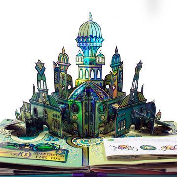 真正的立体书可不是豪华加长版的贺年卡