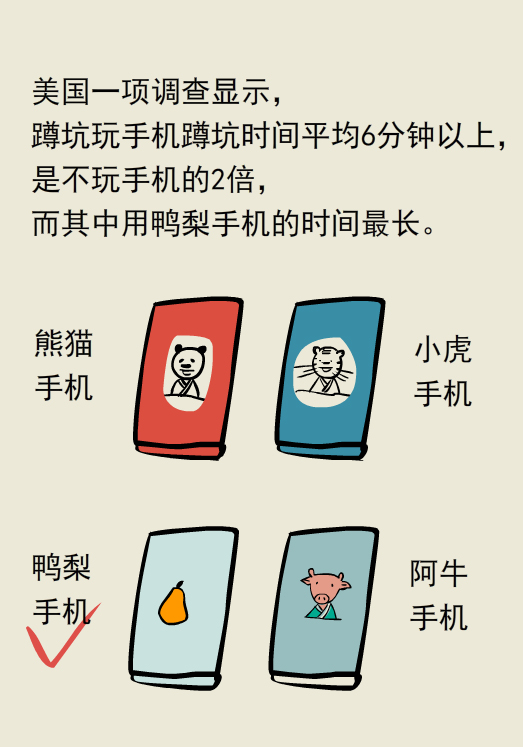 漫画｜胆挺大呀，蹲坑还敢玩手机？