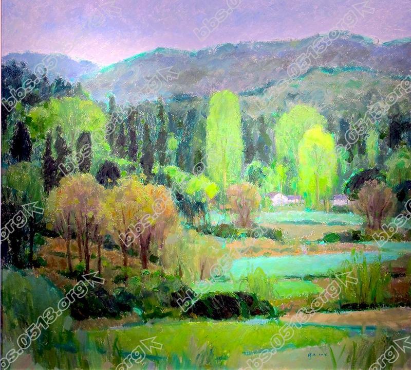 山村夏凉  作者 沈行工.jpg