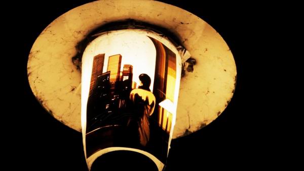 胶带作画，勾勒复古而醉人的城市夜色