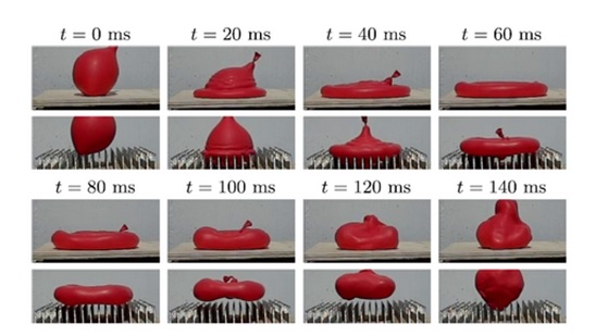 水气球撞上钉板，会发生什么？