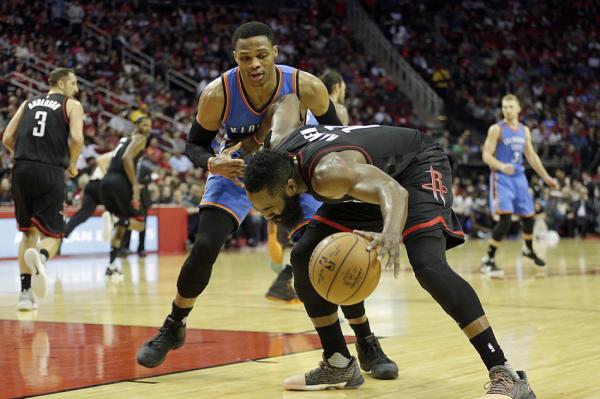 哈登和威少谁更接近MVP？这场比赛或许能给你答案