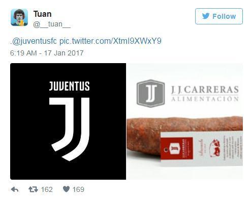 百年尤文把队徽改成了这样，球迷吐槽：这是要签林俊杰？