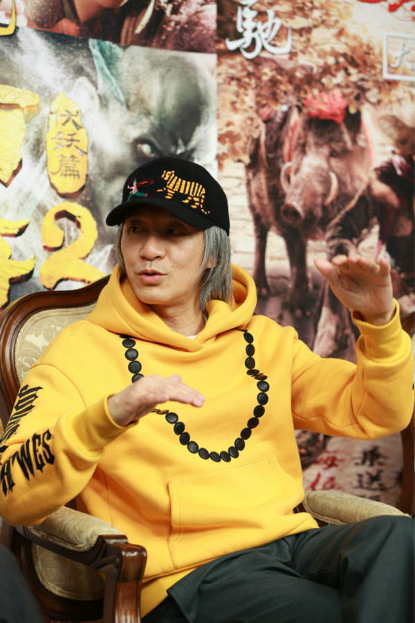 周星驰：“电影太精彩了，但是我低调，我不说”