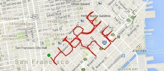 看看跑友如何送别奥巴马？“作画”我们是认真的