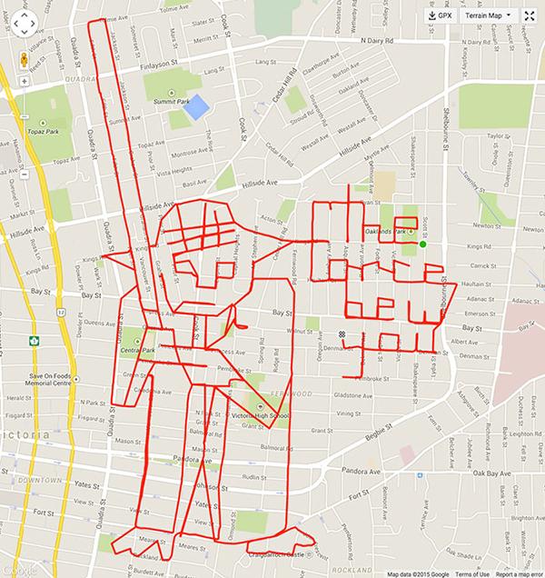 看看跑友如何送别奥巴马？“作画”我们是认真的