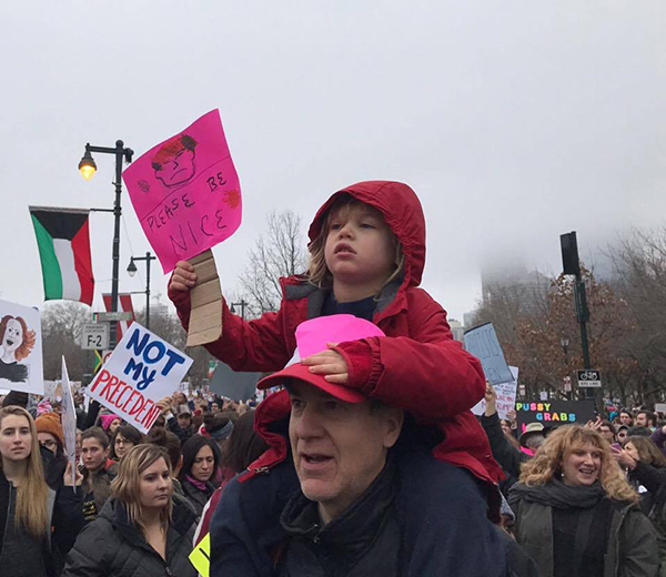 我在美国亲历女权游行：这次动员广泛而不算激进