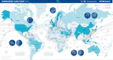 除了运营商，海底光缆正越来越受互联网和油气勘探企业青睐