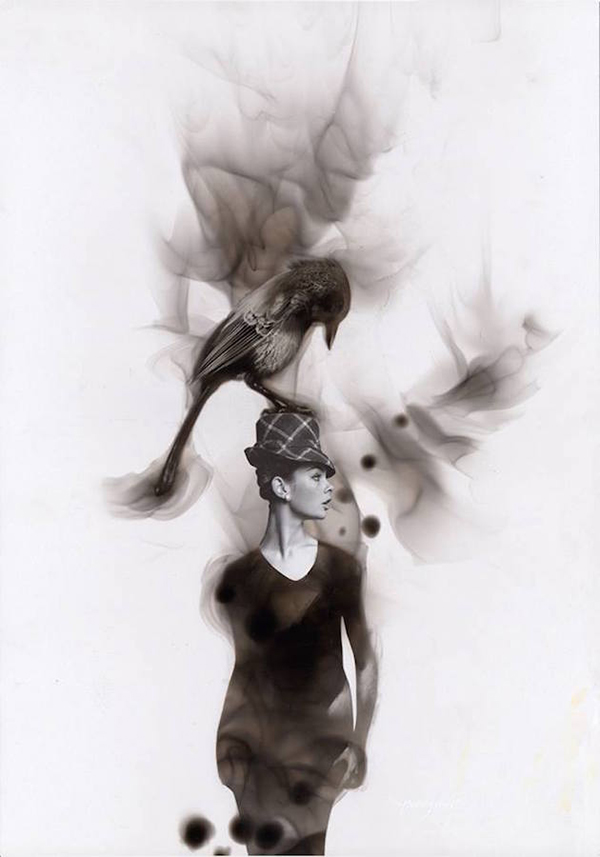 趣看｜用火焰烹制艺术，带着烟熏味的绘画作品