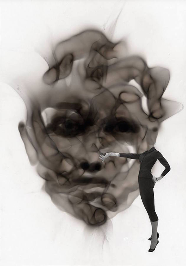 趣看｜用火焰烹制艺术，带着烟熏味的绘画作品