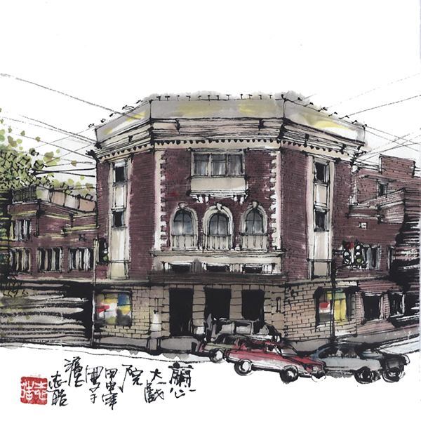 手绘葱油饼萌炸了，建筑师笔下的上海味道