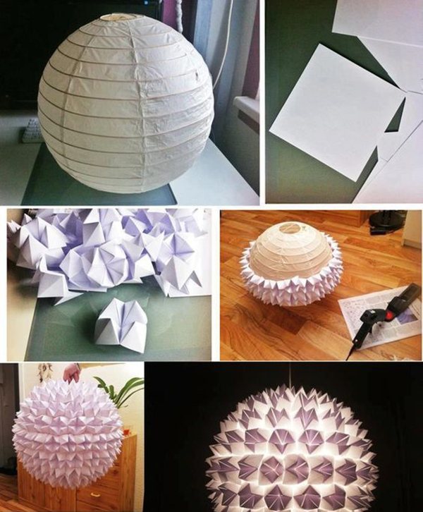 幼儿园的元宵灯作业，一个白灯笼就能搞定，又妙又简单